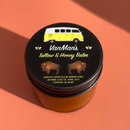 VanMan's Bison Tallow & Honey Balm - 2 oz *No Essential Oils*